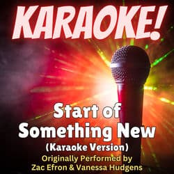 Start Of Something New